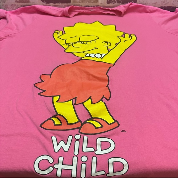 The Simpsons Women’s Lisa Simpsons Pink Graphic Pajama Camisole  XL - Picture 4 of 8